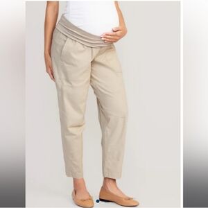 Old Navy Maternity Beige Utility Pants XL